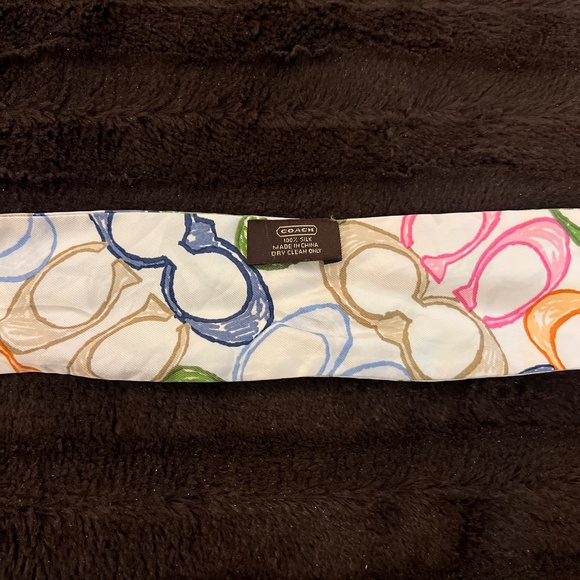 Coach silk purse scarf - Picture 1 of 3
